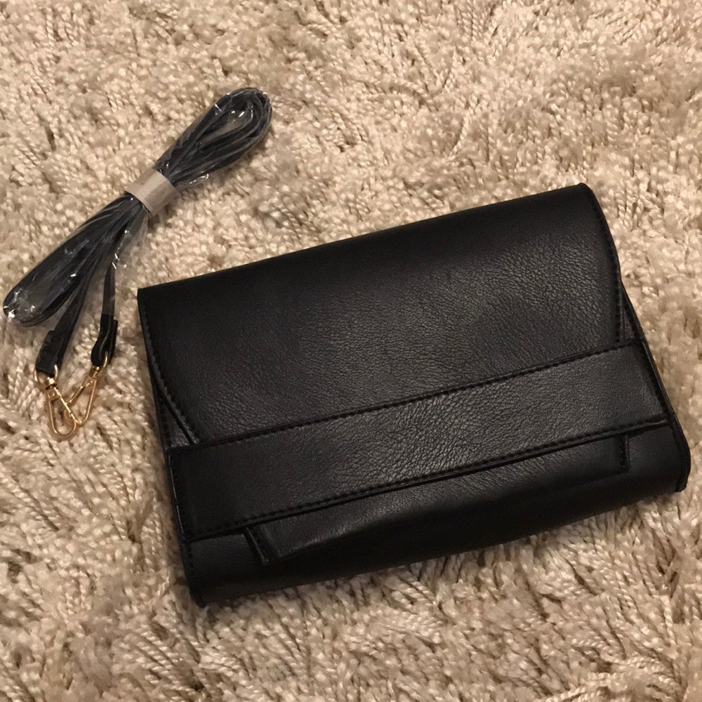 Summer & Rose  Black Celine Clutch/Crossbody